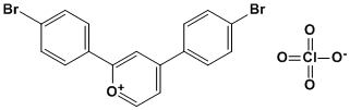 Pyrylium, 2,4-bis(4-bromophenyl)-, perchlorate